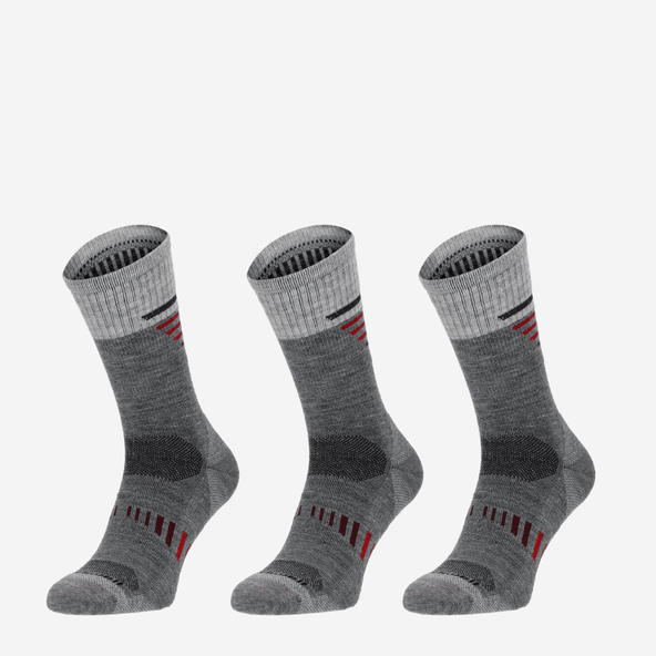 Ascend Crew II Herren Größe 39-43 Wandersocken Grey 15-20 mmHg (3-pack) Ascend Crew II Herren Größe 39-43 Wandersocken Grey 15-20 mmHg (3-pack)