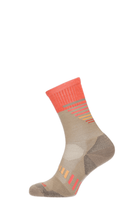 Ascend Crew II Damen Wandersocken 15-20 mmHg Khaki