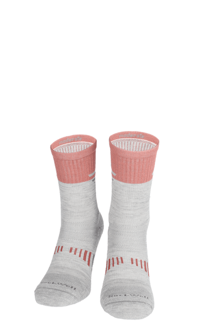 Ascend Crew II Damen Wandersocken 15-20 mmHg Ash
