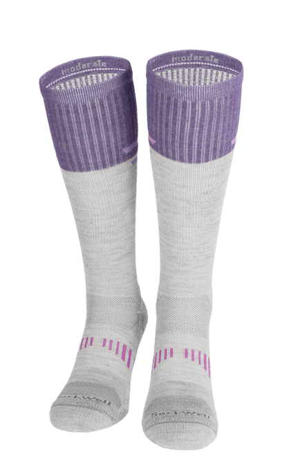 Ascend II Damen Wandersocken 15-20 mmHg Ash