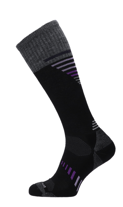 Ascend II Damen Wandersocken 15-20 mmHg Black