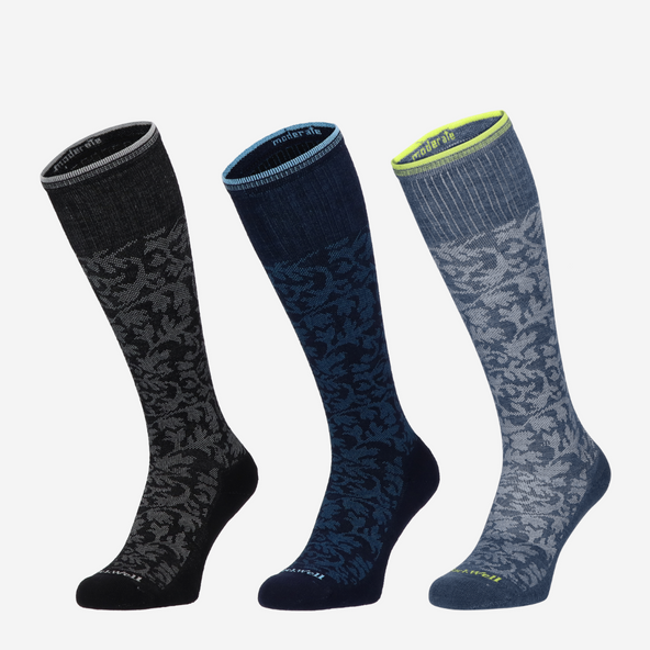 Damask Damen Kompressionsstrümpfe 15-20 mmHg (3-pack) | Größe 35-38 Damask Damen Kompressionsstrümpfe 15-20 mmHg (3-pack) | Größe 35-38