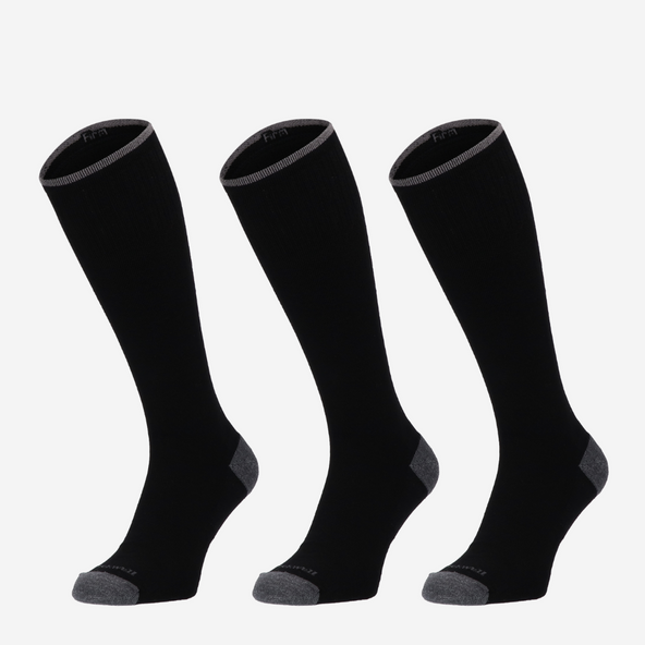 Elevation Herren Kompressionsstrümpfe Black 20-30 mmHg (3-pack) | Größe 44-47 Elevation Herren Kompressionsstrümpfe Black 20-30 mmHg (3-pack) | Größe 44-47