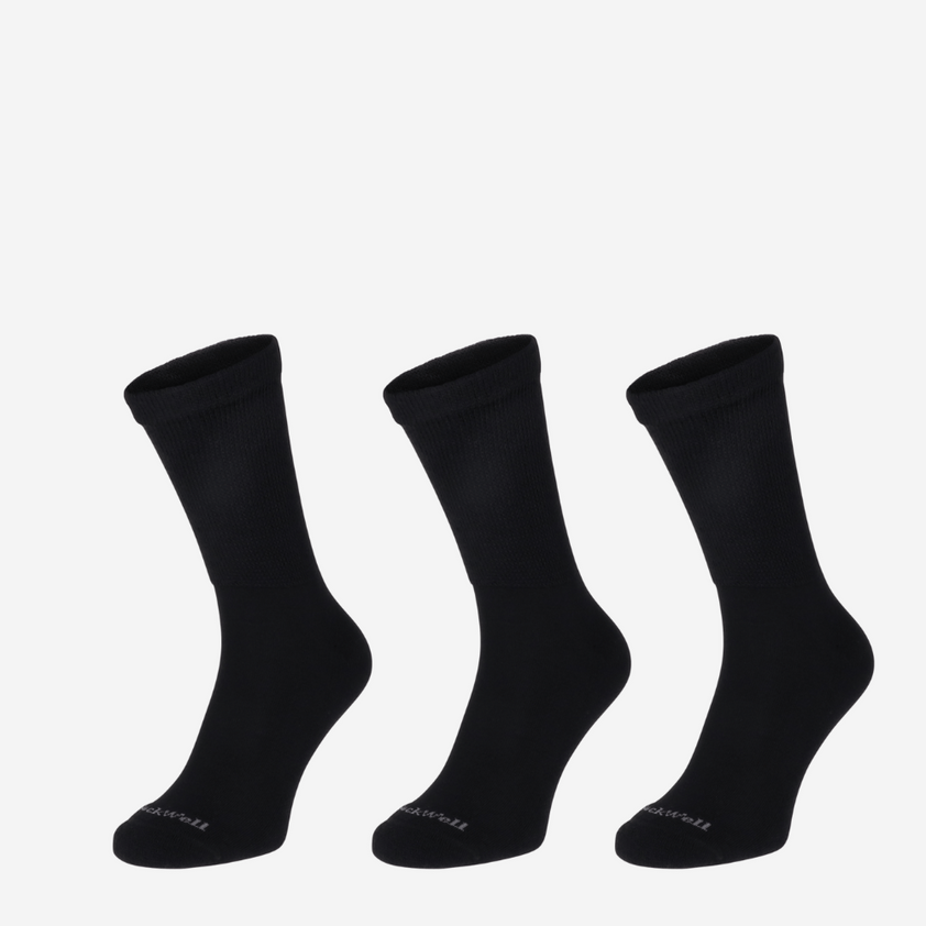 Extra Easy Damen Komfort Socken Black (3-pack) | Größe 39-43