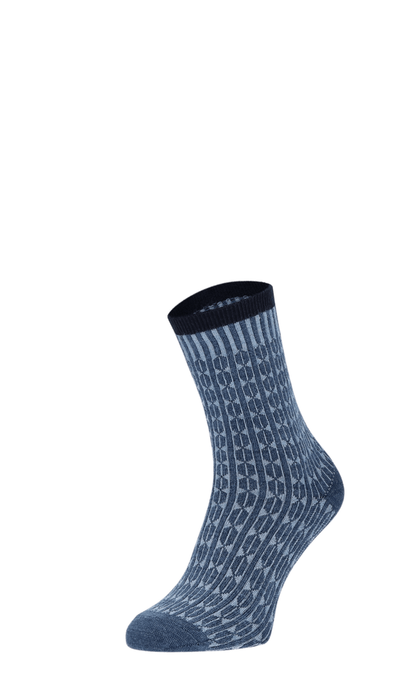 Baby Cable Damensocken Denim Baby Cable Damensocken Denim