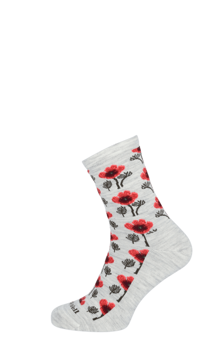 Poppy Damensocken Ash