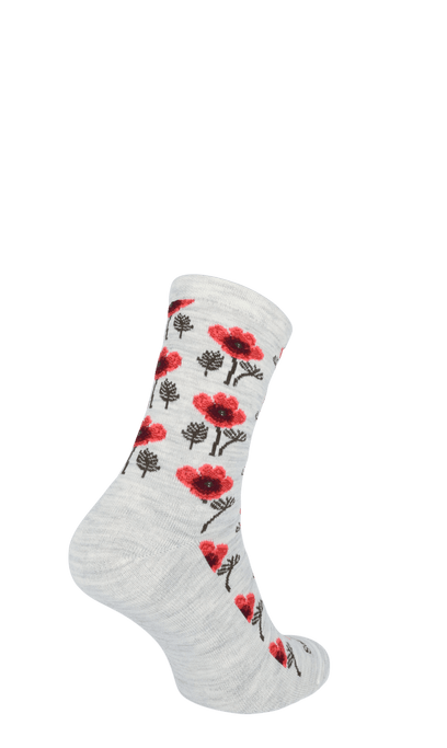 Poppy Damensocken Ash