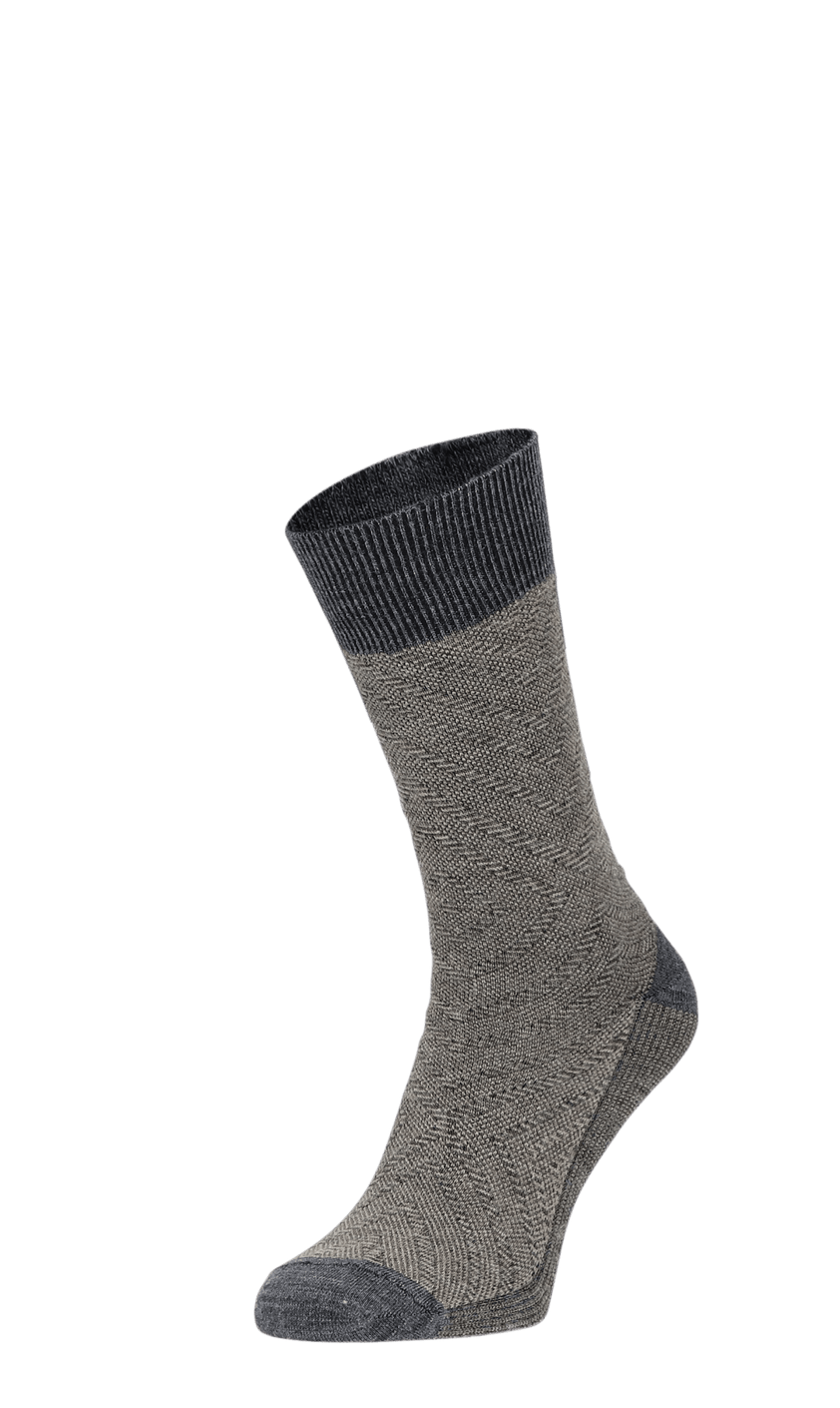 Fiber Optics Herrensocken Grey