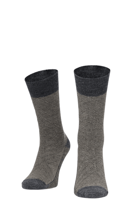 Fiber Optics Herrensocken Grey