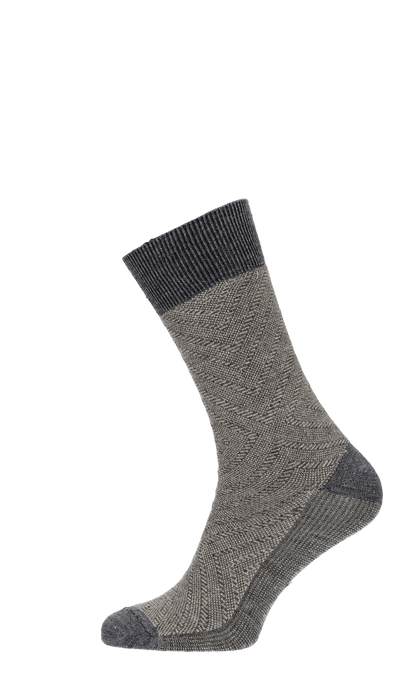 Fiber Optics Herrensocken Grey