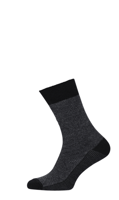 Fiber Optics Herrensocken Black