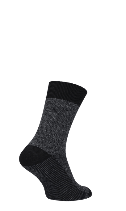 Fiber Optics Herrensocken Black