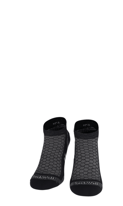 Incline II Micro Damen Sportsocken 15-20 mmHg Black