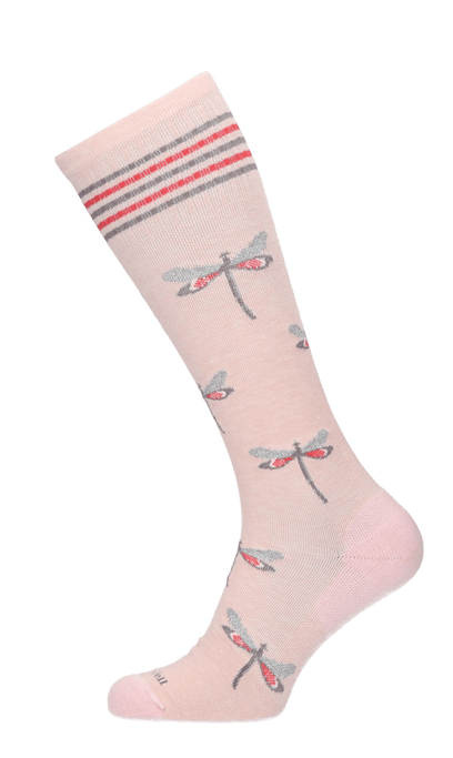 Dragonfly Damen Kompressionsstrümpfe Klasse 1 Rose Shimmer