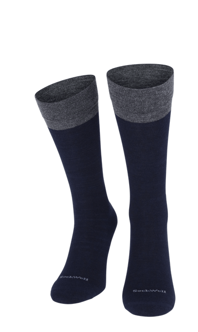 Free'N Easy Herren Komfort Socken Navy