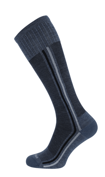Retro Race Herren Kompressionsstrümpfe 15-20 mmHg Denim