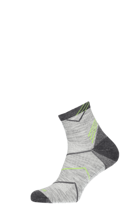 Incline Quarter Herren Sportsocken 15-20 mmHg Grey