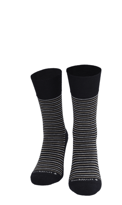 Kickback Herren Komfort Socken Black