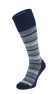 Sunset Stripe Herren Kompressionsstrümpfe 15-20 mmHg Navy