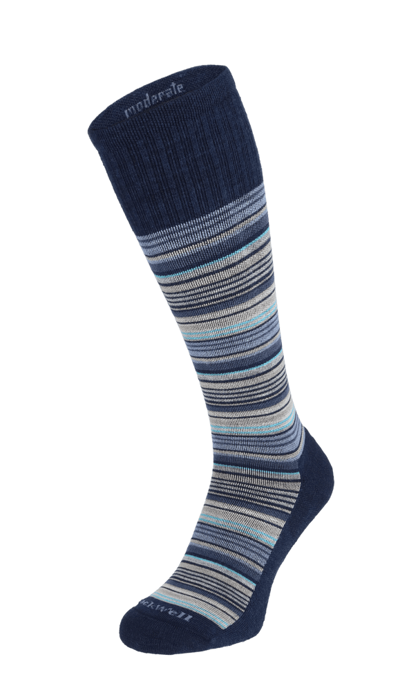 Sunset Stripe Herren Kompressionsstrümpfe 15-20 mmHg Navy Sunset Stripe Herren Kompressionsstrümpfe 10-15 mmHg Navy