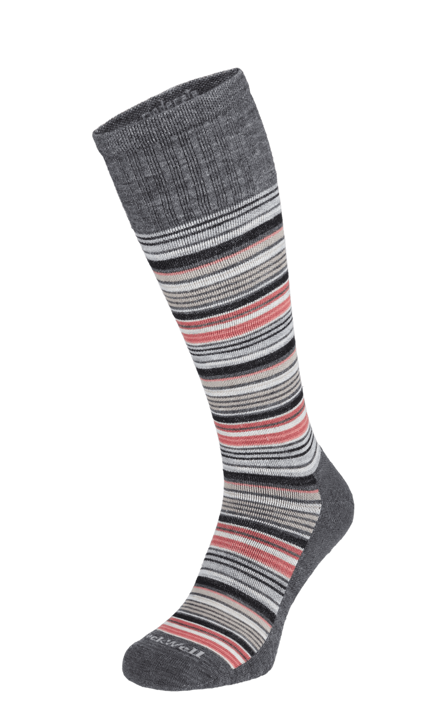 Sunset Stripe Herren Kompressionsstrümpfe 15-20 mmHg Charcoal