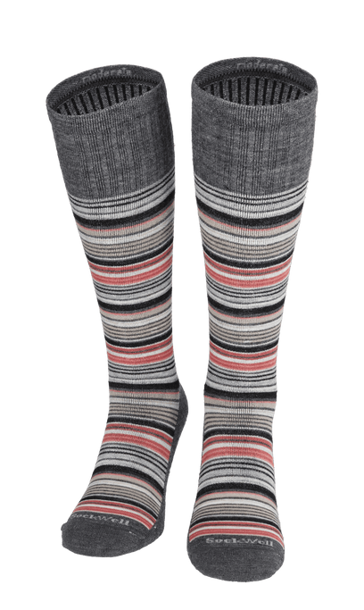Sunset Stripe Herren Kompressionsstrümpfe 15-20 mmHg Charcoal