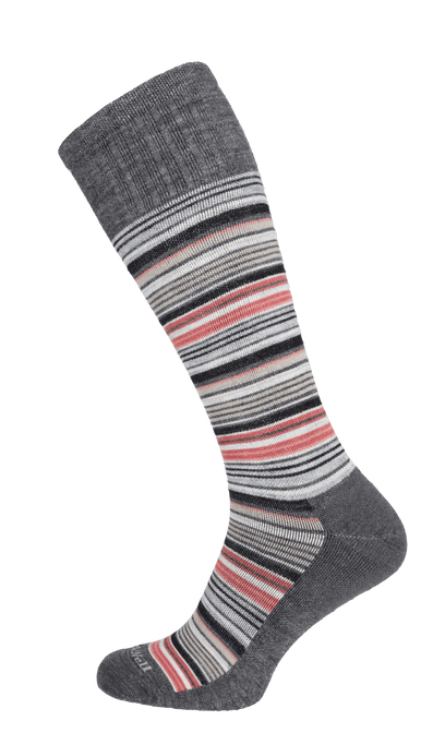 Sunset Stripe Herren Kompressionsstrümpfe 15-20 mmHg Charcoal
