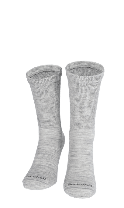 Extra Easy Herren Komfort Socken Light Grey