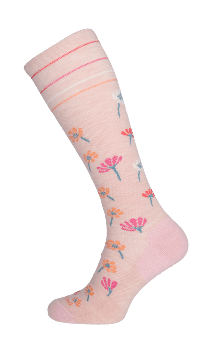 Field Flower Damen Kompressionsstrümpfe 15-20 mmHg Rose