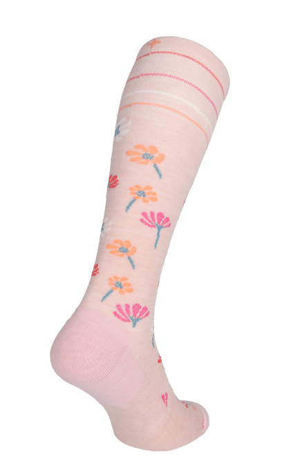 Field Flower Damen Kompressionsstrümpfe 15-20 mmHg Rose