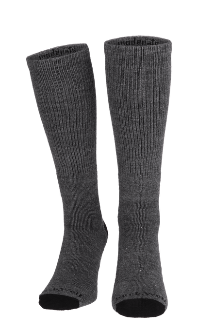 Work Herren Kompressionsstrümpfe 15-20 mmHg Charcoal