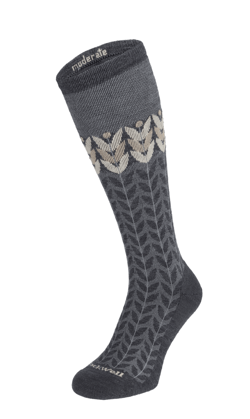 Bean Stalk Damen Kompressionsstrümpfe 15-20 mmHg Charcoal