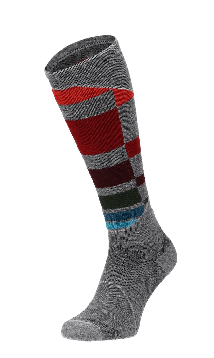 Ski Medium Herren Skisocken 15-20 mmHg Grey