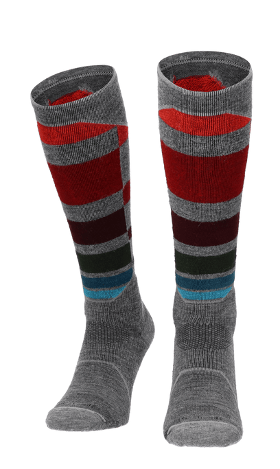 Ski Medium Herren Skisocken 15-20 mmHg Grey