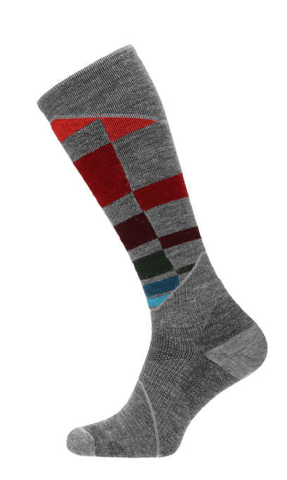 Ski Medium Herren Skisocken 15-20 mmHg Grey