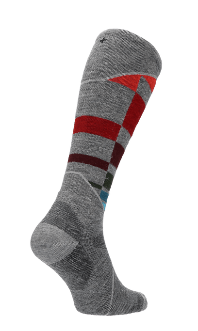 Ski Medium Herren Skisocken 15-20 mmHg Grey