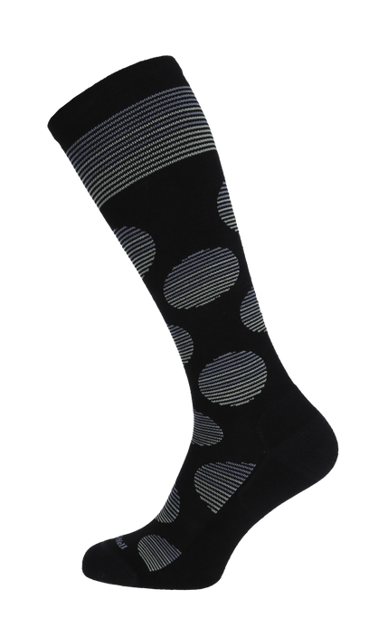 Featherweight Dot Damen Kompressionsstrümpfe 15-20 mmHg Black