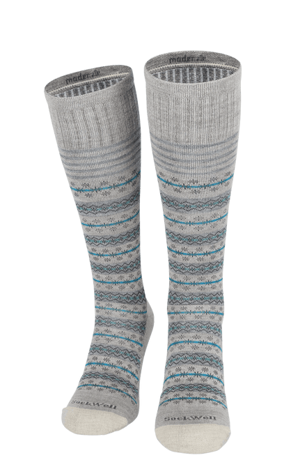 Mini Fairisle Damen Kompressionsstrümpfe 15-20 mmHg Black