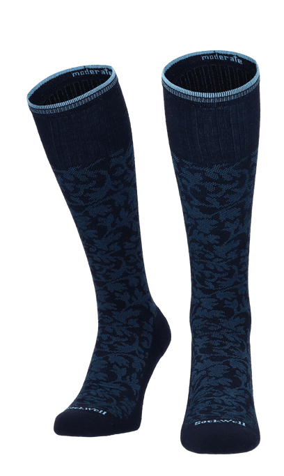 Damask Damen Kompressionsstrümpfe 15-20 mmHg Navy