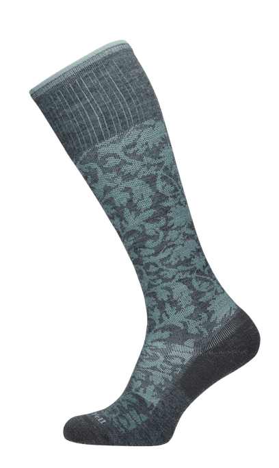 Damask Damen Kompressionsstrümpfe 15-20 mmHg Charcoal