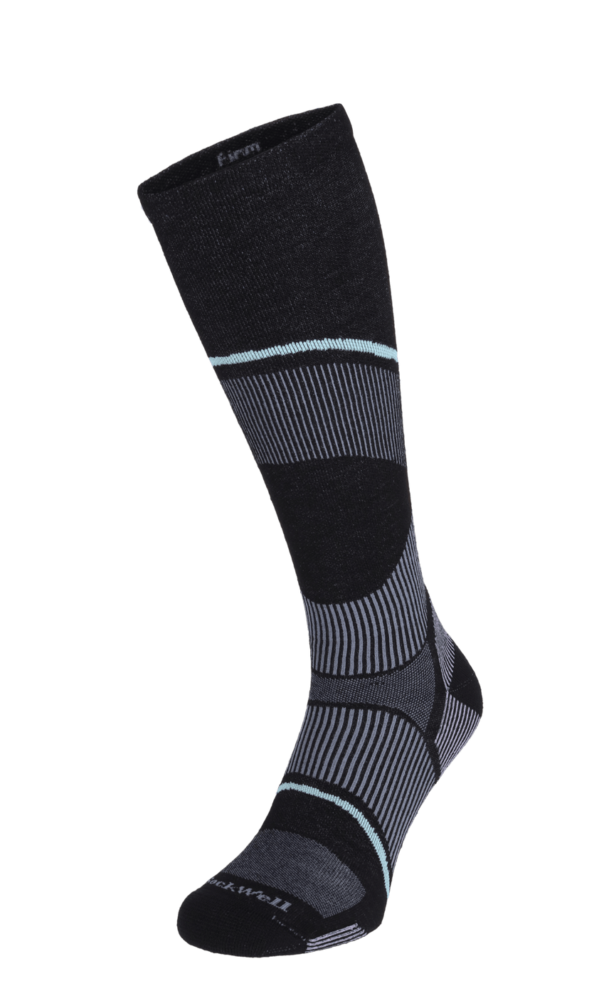 Stabilizer Damen Sportsocken 20-30 mmHg Black