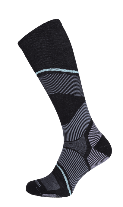 Stabilizer Damen Sportsocken 20-30 mmHg Black