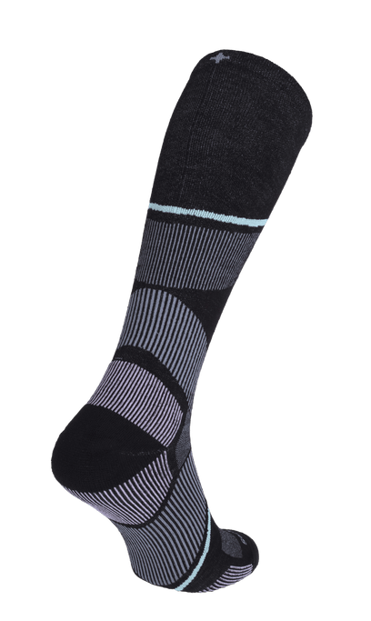 Stabilizer Damen Sportsocken 20-30 mmHg Black