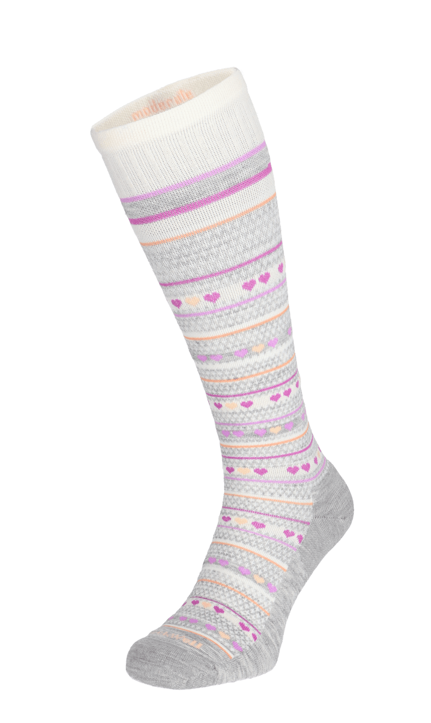 Heartlink Damen Kompressionsstrümpfe 20-30 mmHg Light Grey