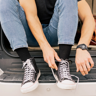 Circulator Herren Kompressionsstrümpfe 15-20 mmHg Black