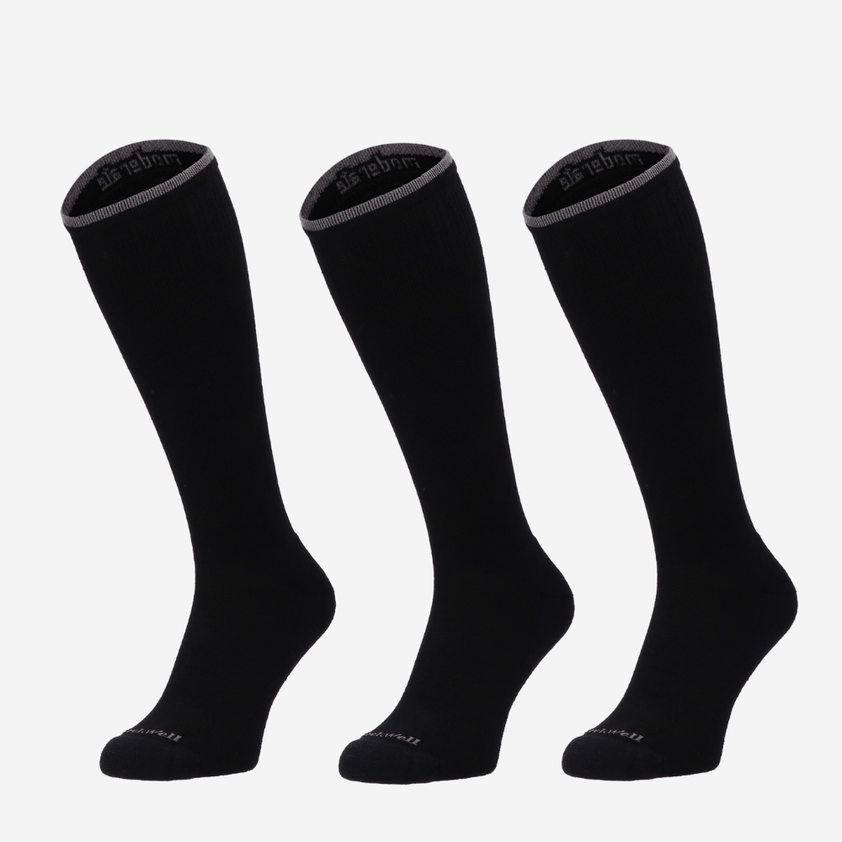 Circulator Herren Größe 39-43 Kompressionsstrümpfe Black 15-20 mmHg (3-pack)