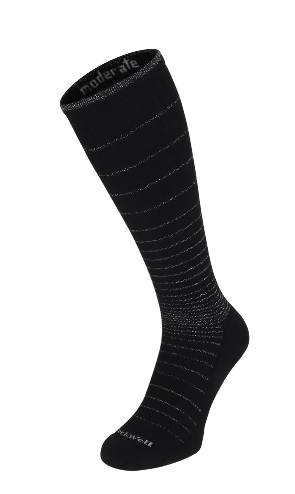 Circulator Damen Kompressionsstrümpfe 15-20 mmHg Black Sparkle Circulator Damen Kompressionsstrümpfe 15-20 mmHg Black Sparkle