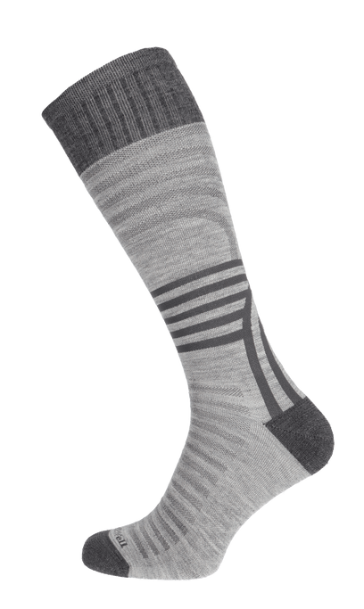 Track & Field Herren Sportsocken 15-20 mmHg Light Grey