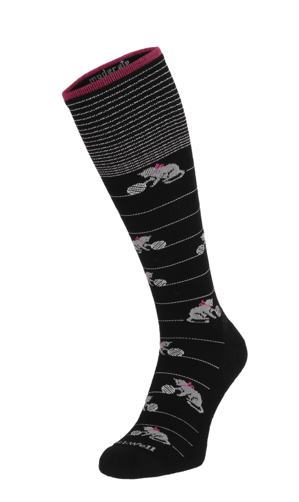 Playful Damen Kompressionsstrümpfe 15-20 mmHg Black Playful Damen Kompressionsstrümpfe 15-20 mmHg Black