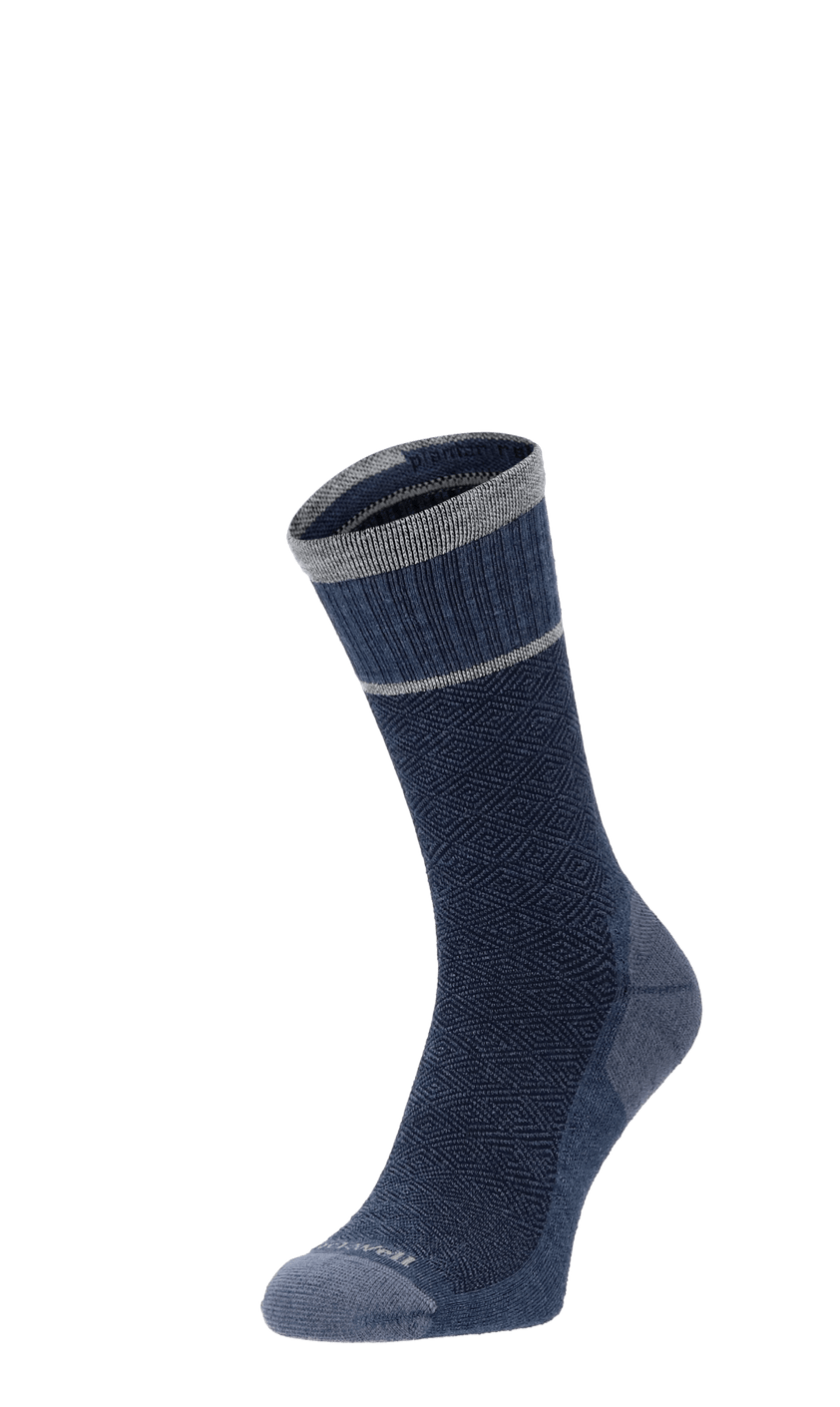 Plantar Cush Crew Herren Socken 20-30 mmHg Denim